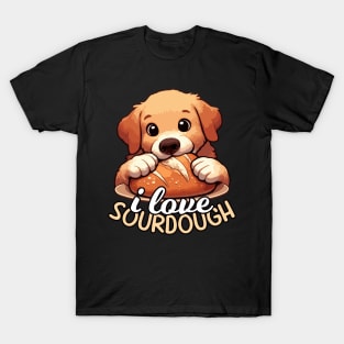 Dog Eating Sourdough T-Shirt